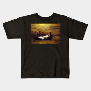 The Lady of Shalott - John Atkinson Grimshaw Kids T-Shirt